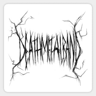 Death Metal Band (Black Text) Magnet